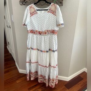 Bohme Embroidered Maxi Dress